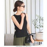 [ 選べる2タイプ ] ボートネックノースリーブリブニット［C4702］ | KOBE LETTUCE | 詳細画像27 