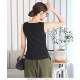 [ 選べる2タイプ ] ボートネックノースリーブリブニット［C4702］ | KOBE LETTUCE | 詳細画像28 