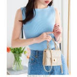 [ 選べる2タイプ ] ボートネックノースリーブリブニット［C4702］ | KOBE LETTUCE | 詳細画像21 