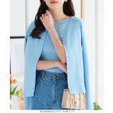 [ 選べる2タイプ ] ボートネックノースリーブリブニット［C4702］ | KOBE LETTUCE | 詳細画像22 