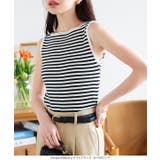 [ 選べる2タイプ ] ボートネックノースリーブリブニット［C4702］ | KOBE LETTUCE | 詳細画像7 