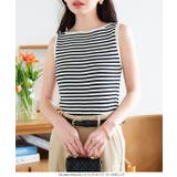 [ 選べる2タイプ ] ボートネックノースリーブリブニット［C4702］ | KOBE LETTUCE | 詳細画像8 