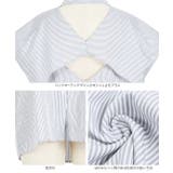 バックオープンデザインフレンチスリーブブラウス レディース トップス | KOBE LETTUCE | 詳細画像15