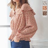 ビッグカラーシャーリングブラウス レディース トップス | KOBE LETTUCE | 詳細画像1 