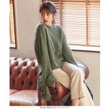 リボンスリーブゆるニットトップス レディース 長袖 | KOBE LETTUCE | 詳細画像11 