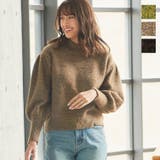 ミックスヤーンボリュームスリーブニットトップス [C5042] レディース | KOBE LETTUCE | 詳細画像7 