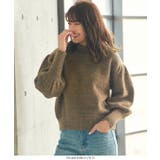 ミックスヤーンボリュームスリーブニットトップス [C5042] レディース | KOBE LETTUCE | 詳細画像1 