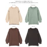 ハンドステッチビッグニットトップス レディース 長袖 | KOBE LETTUCE | 詳細画像14 