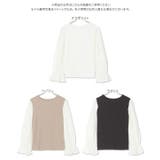 袖切り替えリブトップス レディース 長袖 | KOBE LETTUCE | 詳細画像11