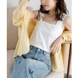 [ petitcoat ] ブラ紐隠しインナーペチタンクトップ［C5472］ | KOBE LETTUCE | 詳細画像1 