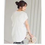 配色ステッチシルケットフレンチトップス レディース 綿100 | KOBE LETTUCE | 詳細画像6