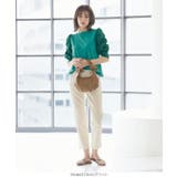 袖切り替えパワーショルダープルオーバーデザインTシャツトップス レディース | KOBE LETTUCE | 詳細画像10