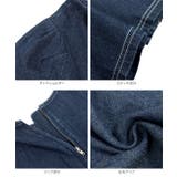 前後2Wayジップデニムブラウス レディース トップス | KOBE LETTUCE | 詳細画像11