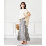 クルーネックフレアトップス レディース スリット | KOBE LETTUCE | 詳細画像5