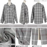 チェック柄ジャケットシャツ レディース トップス | KOBE LETTUCE | 詳細画像3