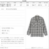 チェック柄ジャケットシャツ レディース トップス | KOBE LETTUCE | 詳細画像4