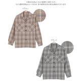 チェック柄ジャケットシャツ レディース トップス | KOBE LETTUCE | 詳細画像12