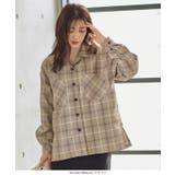 チェック柄ジャケットシャツ レディース トップス | KOBE LETTUCE | 詳細画像8