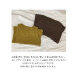 テープヤーンノースリーブニット レディース トップス | KOBE LETTUCE | 詳細画像5