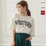カレッジプリントビッグTシャツ レディース トップス | KOBE LETTUCE | 詳細画像1