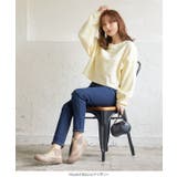 キルティングスウェットトップス レディース 長袖 | KOBE LETTUCE | 詳細画像7