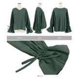 バックプリーツキャンディスリーブブラウス レディース トップス | KOBE LETTUCE | 詳細画像19