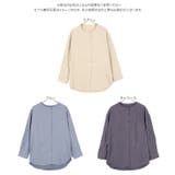 バックフリルバンドカラーシャツ レディース トップス | KOBE LETTUCE | 詳細画像12