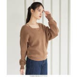 アメスリキャミ×Vネックニットトップス レディース 長袖 | KOBE LETTUCE | 詳細画像8