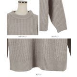 ハッピーカラー柄編みゆったりニット レディース トップス | KOBE LETTUCE | 詳細画像18