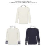 ショルダーボタンニットプルオーバー レディース トップス | KOBE LETTUCE | 詳細画像12 
