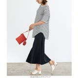 前後2wayボーダービッグTシャツ [C6018] ボーダー | KOBE LETTUCE | 詳細画像14 