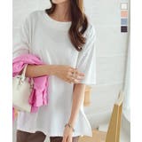 ボートネックビッグシルエットTシャツ レディース トップス | KOBE LETTUCE | 詳細画像12