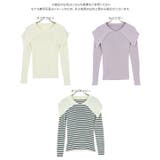 セーラー襟ニットトップス レディース トップス | KOBE LETTUCE | 詳細画像12