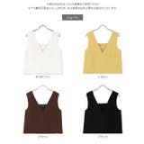 ディープVネックベスト レディース ジレ | KOBE LETTUCE | 詳細画像14