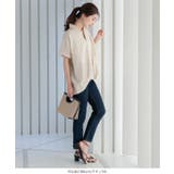 綿麻裾タックスキッパーシャツ レディース トップス | KOBE LETTUCE | 詳細画像12 