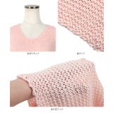 ミドルゲージノースリーブニット レディース トップス | KOBE LETTUCE | 詳細画像15