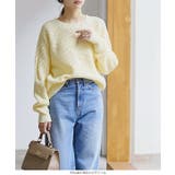 ワッフル編みラグランスリーブニット［C6151］ 秋 秋服 | KOBE LETTUCE | 詳細画像9 