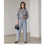 ワッフル編みラグランスリーブニット［C6151］ 秋 秋服 | KOBE LETTUCE | 詳細画像12 