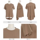 バックギャザーアシンメトリーチュニックTシャツ [C6184] レディース | KOBE LETTUCE | 詳細画像24 