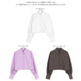 ショート丈ビッグスリーブブラウス 秋 秋服 | KOBE LETTUCE | 詳細画像14