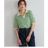 カラーボーダースキッパーニット レディース サマーニット | KOBE LETTUCE | 詳細画像5