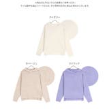 ウォッシャブルヤク風フーディニットトップス 秋 秋服 | KOBE LETTUCE | 詳細画像15 