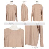 ぽこぽこウェーブプルオーバー［C6346］ | KOBE LETTUCE | 詳細画像12 