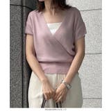 カシュクールサマーニット レディース Vネック | KOBE LETTUCE | 詳細画像9