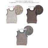 バックVネックメランジニットベスト［C6370］ | KOBE LETTUCE | 詳細画像6 