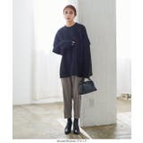 デザインスリーブダイバービッグトップス 秋 秋服 | KOBE LETTUCE | 詳細画像8