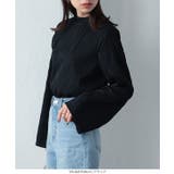 ジャガードウェーブデザインフレアスリーブハイネックトップス 秋 秋服 | KOBE LETTUCE | 詳細画像10