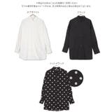 バックオープンビッグシャツチュニック 秋 秋服 | KOBE LETTUCE | 詳細画像11