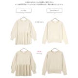 選べる2タイプ パール付きニットプルオーバー［C6505］ | KOBE LETTUCE | 詳細画像18 