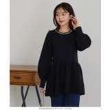 選べる2タイプ パール付きニットプルオーバー［C6505］ | KOBE LETTUCE | 詳細画像10 